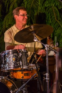 Drummer Ed Stalling receives the Blues & Jazz Society Hall of Fame Award