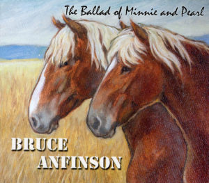 Bruce Anfinson praises draft horses, western life in new album.