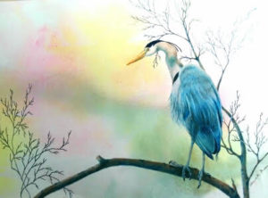 ArtWalk: Blue Heron by Donna Moore