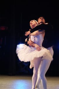 Sharon Wehner and Dimitri Trubchanov in Swan Lake  – Wehner will dance the White Swan pas de deux with Dominico Luciano in YBC's Songs and Dances of  Love.