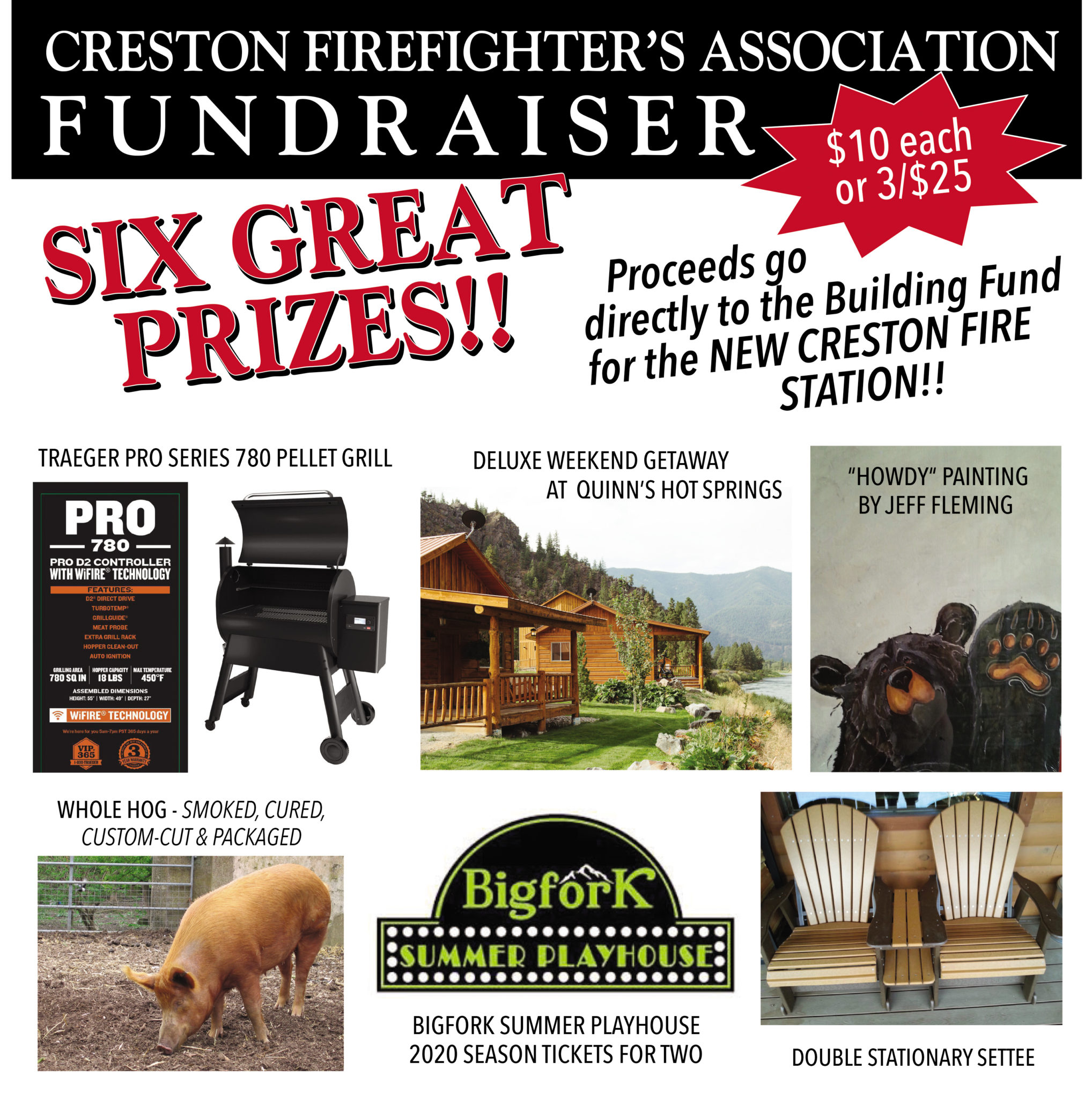 Raffle boosts Creston Fire Department Building Fund Lively Times