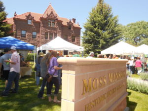 The Moss Mansion's grounds overflow with arts, crafts, music and food Aug. 21. 