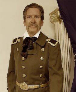 Mike Gillpatrick portrays Thomas F. Meagher: “To the end, I see the path I have been ordained to walk, and upon the grave which closes in on that path, I can read no coward’s epitaph.”