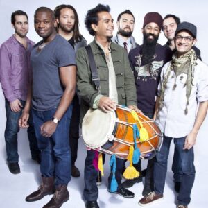 pioneering band from Brooklyn, NY, has drawn worldwide praise for its singular sound, a merging of hard-driving North Indian bhangra with elements of hip-hop, jazz and raw punk energy. 