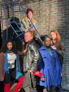The cast in MCT's production of RENT includes Patience Cofrin-White (Mimi), David Blanchard (Roger), Jacob Logan (Mark), Kateena Bell (Joanne) and Lucy Taylor (Maureen).