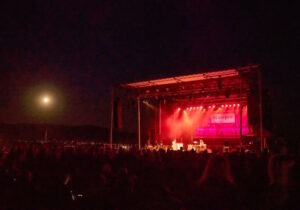 Red Ants Pants nighttime stage
