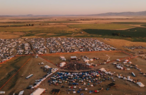 Bird's Eye View of The Red Ants Pants Festival
