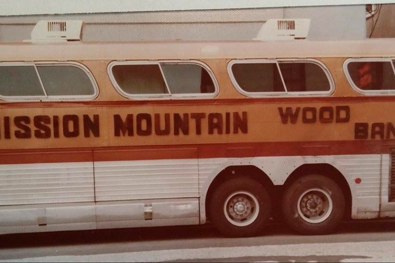 Mission Mountain Wood Band bus, from days of yore