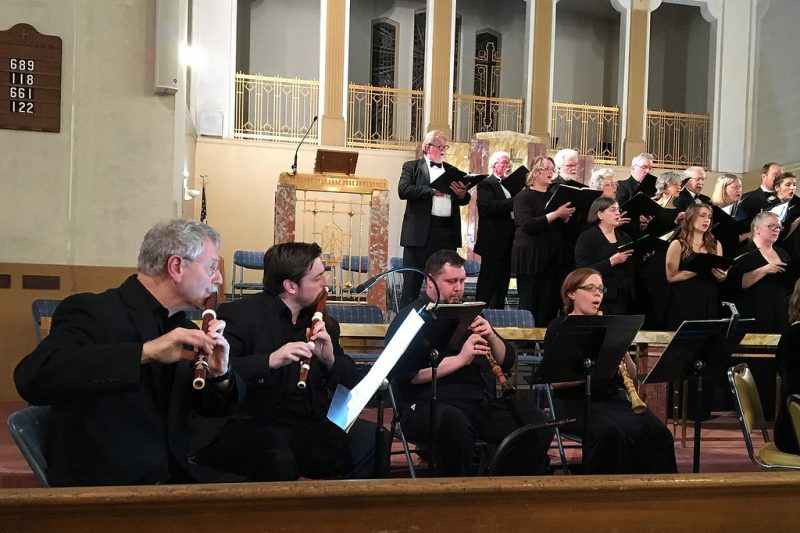 Musikanten Montana's winds, basses and sopranos perform in Butte. 
