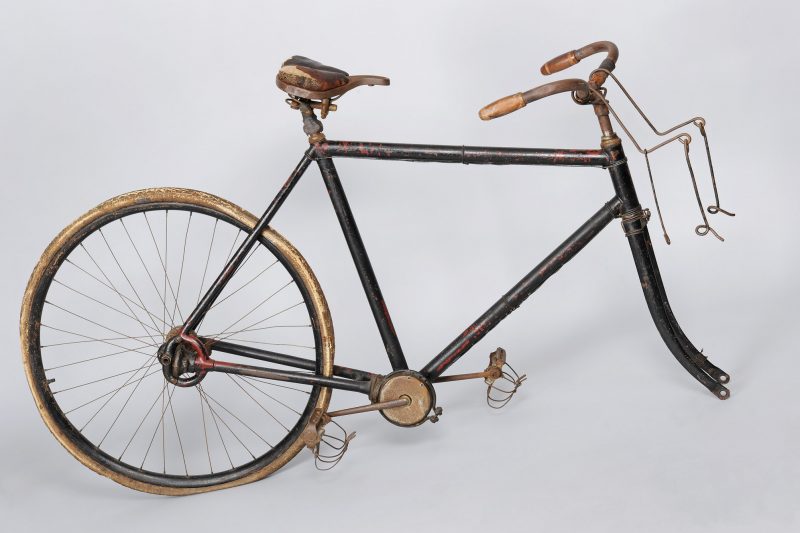 Reverend Edwin M. Ellis's Columbia Chainless Bicycle, ca. 1899, is among the MHS treasures.