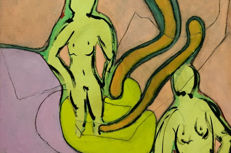  Green Nudes by Stephen Harden, who shows new work during the ArtWalk. 