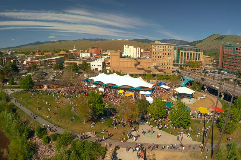 A bird's eye view of the Garden City BrewFest, coming to Caras Park May 4.