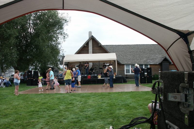 The Boulder Music and Art Festival boasts a fine outdoor dance floor. 