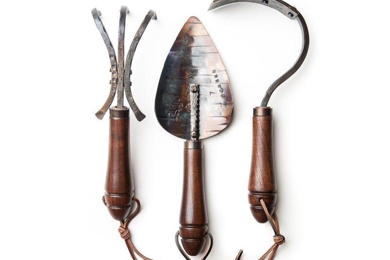 Bozeman blacksmith Tuli Fisher shares his collection of unique garden tools.