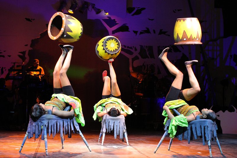 Cirque Zuma Zuma performers share balancing talents. 