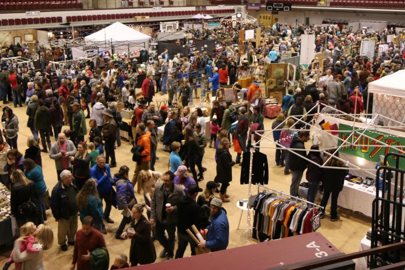 Missoula's Holiday MADE fair occupies three floors of the Adams Center at the University of Montana. 