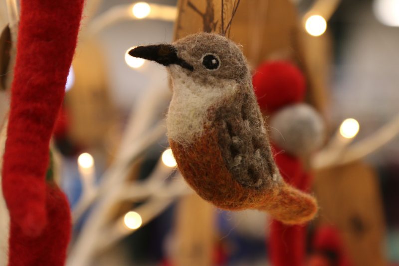 Patagonian Hands of Missoula specializes in  creating felted animals, especially birds. 