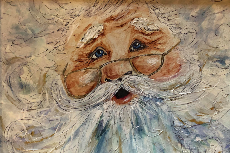 Teresa Brown's Santa portrait, 