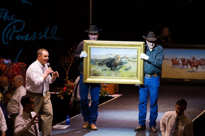 The Russell Live Auction offers carefully selected works by an impressive list of both historic and contemporary western artists. 