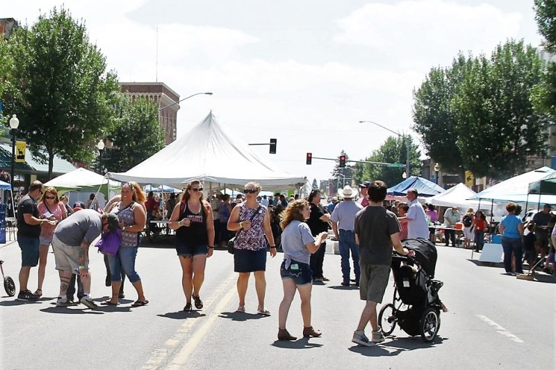 More than 2,000 visitors sample brews and BBQ and browse vendors in downtown Deer Lodge.