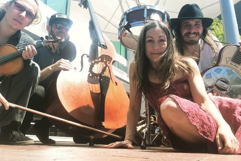 Banshee Tree plays Gypsy jazz, hot swing and deep trance grooves at Meadowlark Music Fest. 