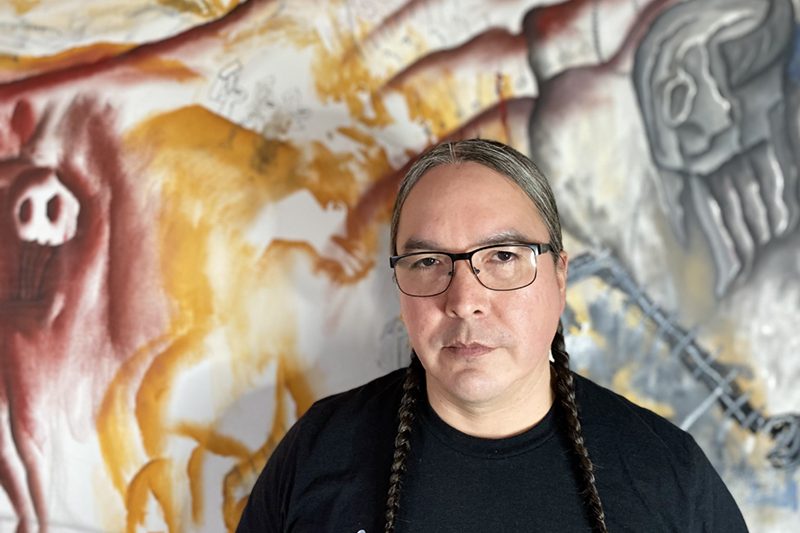 Aaniiih artist Sean Chandler presents his presents his first solo exhibition at a Montana museum and first significant exhibition in over a decade at the Missoula Art Museum.