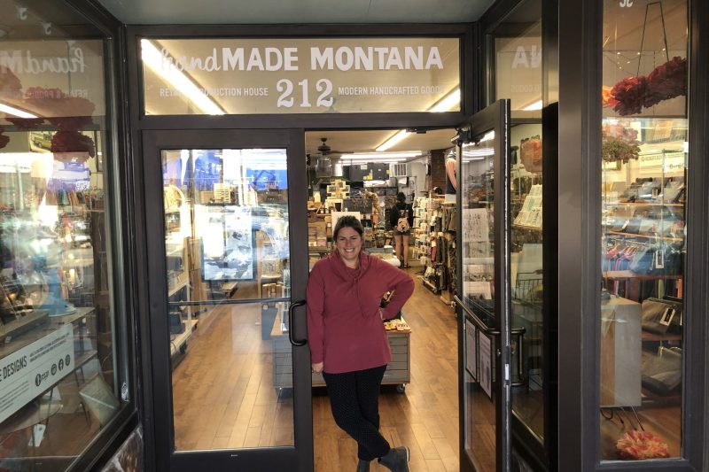 Carol Lynn Lapotka, Montana's Retailer of the Year, at her handMade Montana store in Polson.