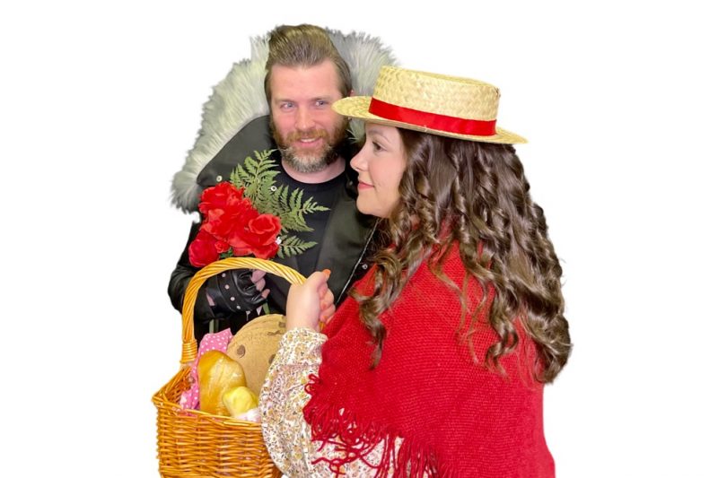 Eric Stahl and Abigail Gilbert are the Wolf and Little Red Riding Hood in MCT's production of 