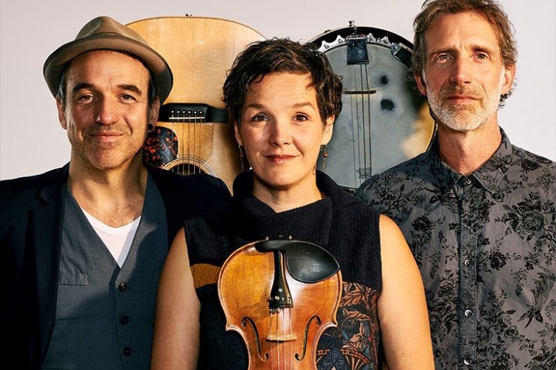 Bon Debarras delivers a high-energy evening of traditional Quèbècois fiddle, step-dancing, banjo and harmonica fused with spoken-word, slam poetry, and body percussion.