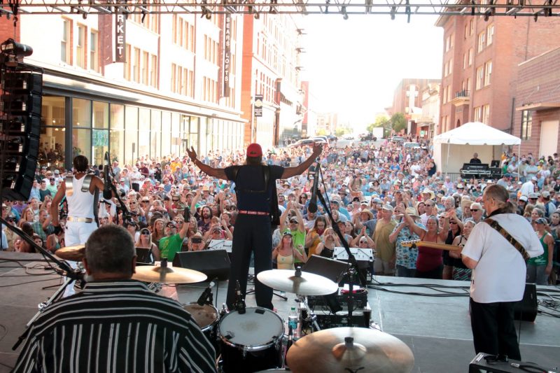 C.J. Chenier wows Montana Folk Festival fans on the Granite Street Stage. 