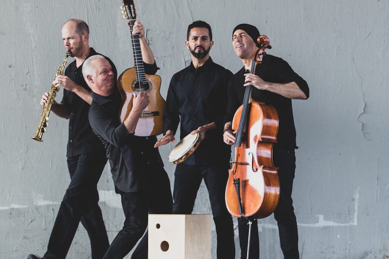 Quarteto Nuevo brings genre-busting music to The Myrna Loy Nov. 17 and Hamilton Performing Arts Center Nov. 19.