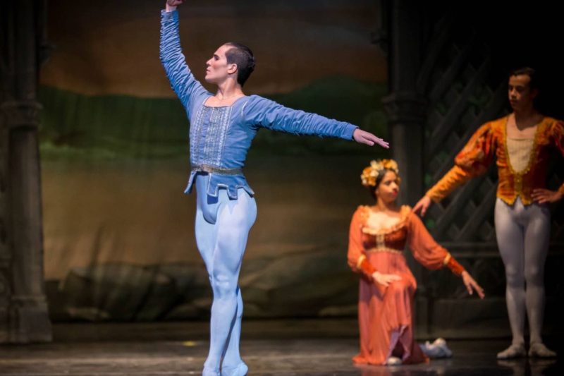 Luis Santana Gonzales portrays the Nutcracker Prince and the Cavalier in Yellowstone Ballet's Nutcracker.
