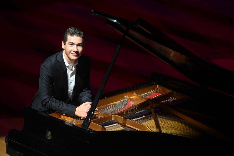 Brandon Goldberg, a 17-year-old jazz pianist, and his quintet perform at The Myrna Loy.