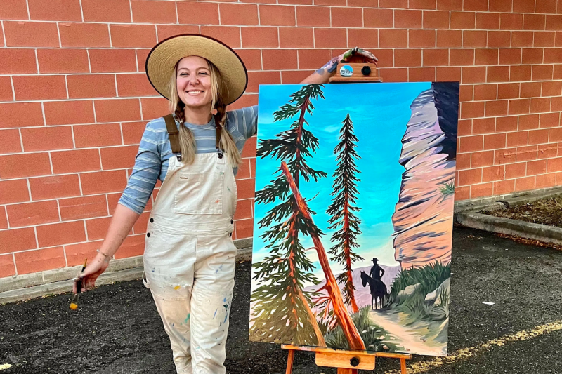 Alyssa Shaw, owner of Hikingbird Creative in Bozeman, is among this year's MADE fair artists.