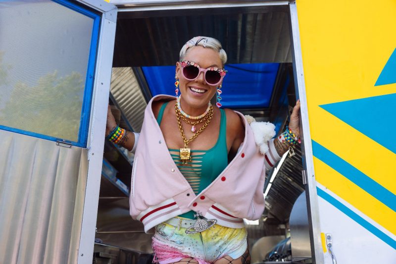 Superstar P!NK performs with support from her friend, award-winning artist Sheryl Crow, as well as The Script and KidCutUp.