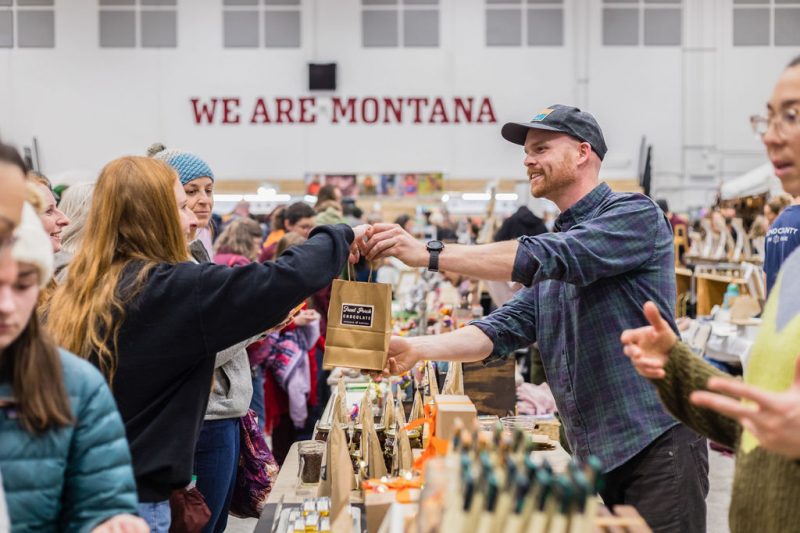 Artisans and shoppers converge at the MADE fair at the UM Adams Center. 