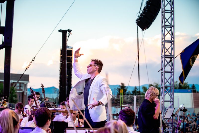 Maestro Allan R. Scott at Symphony Under the Stars