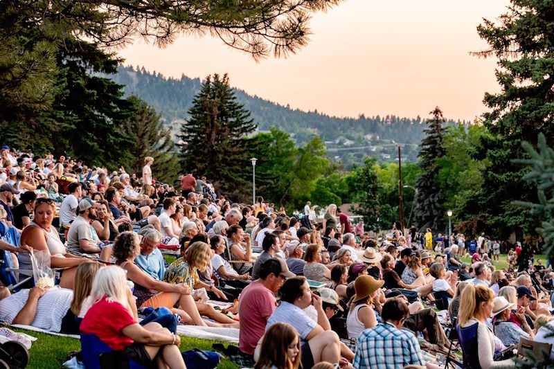 Audience at Symphony Under the Stars
