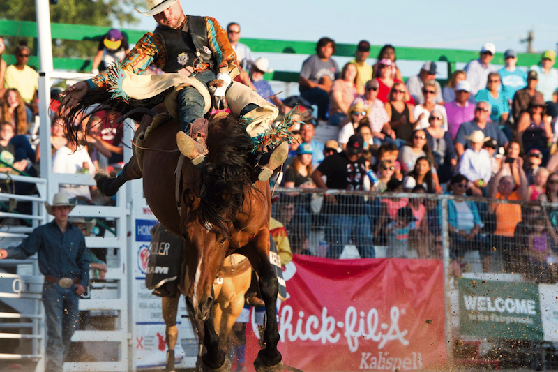 PRCA Rodeo action
